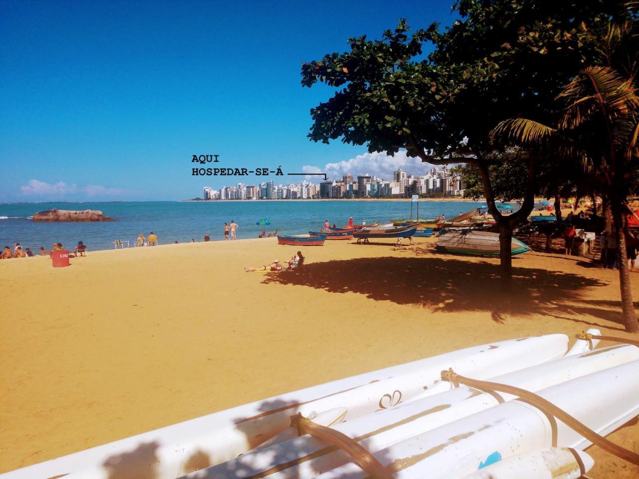 Flat Pasargada 712, Free Bikes, Pe Na Praia Vila Velha  Exteriör bild